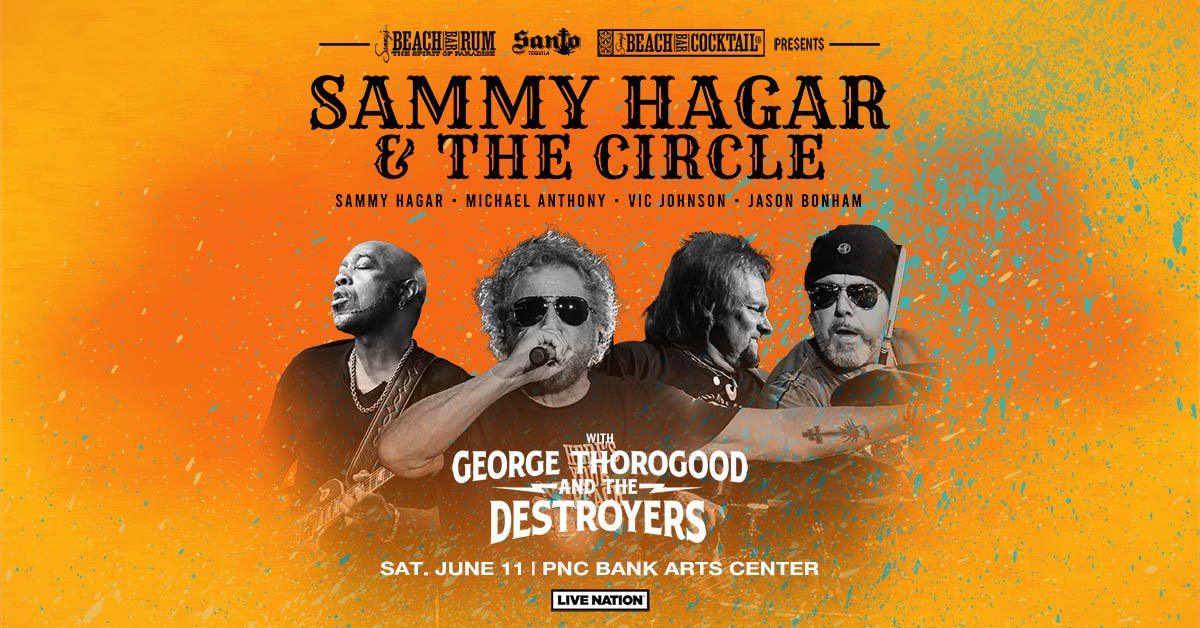 Sammy Hagar at the PNC Bank Arts Center in Holmdel-June 11th!