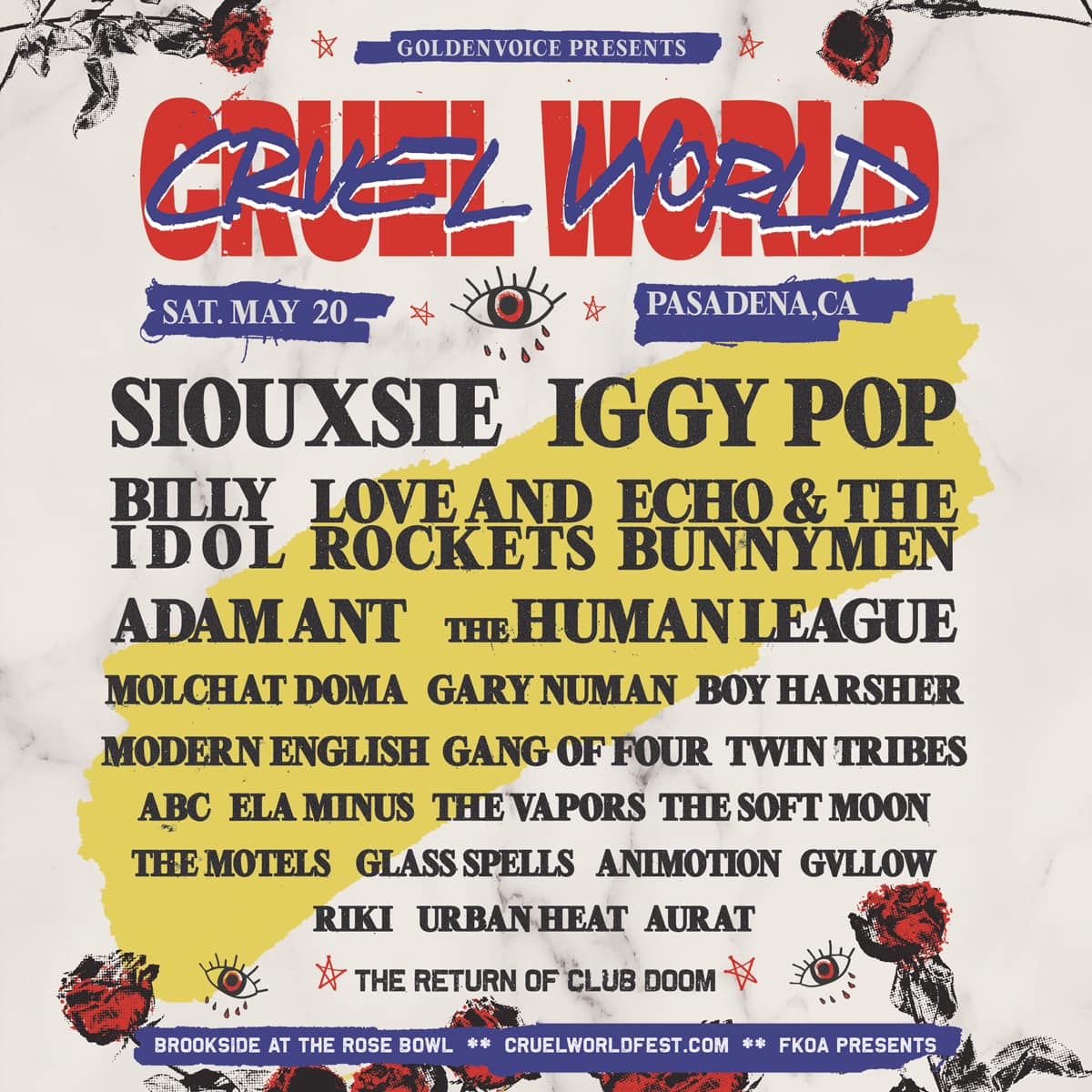Cruel World Festival Lineup Announced 107.1 The Boss