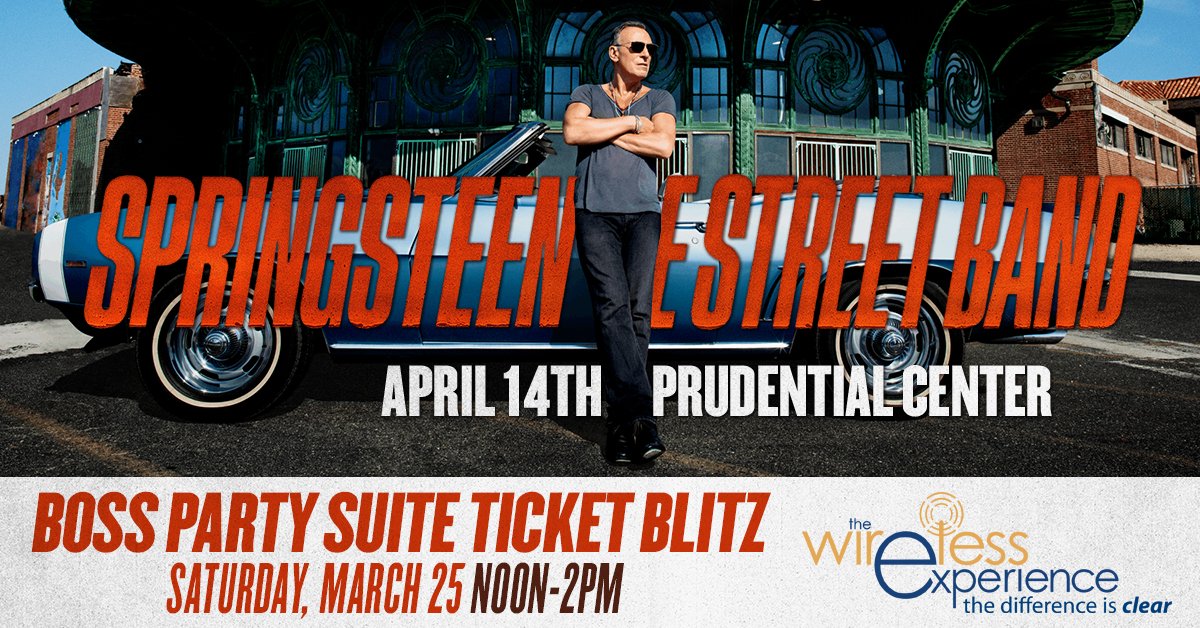 Bruce Springsteen Ticket Blitz at the AT&T Wireless Experience in Hazlet on March 25th