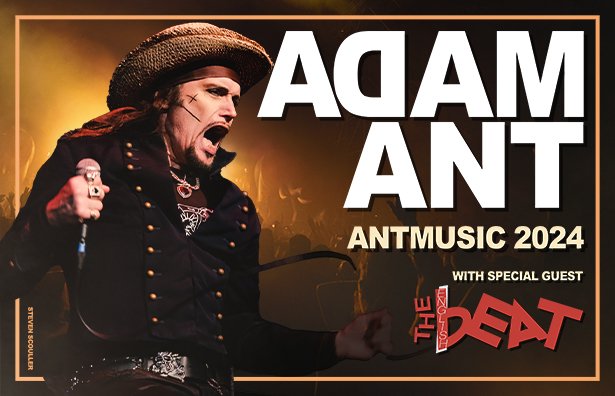 Adam Ant at the State Theatre in New Brunswick – April 3rd!