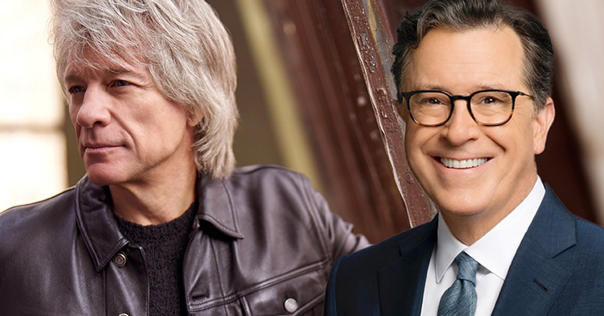 Stephen Colbert and Jon Bon Jovi at the NJPAC in Newark – October 26th!