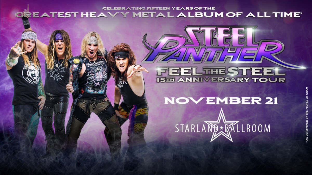 Steel Panther at Starland Ballroom in Sayreville – November 21st!