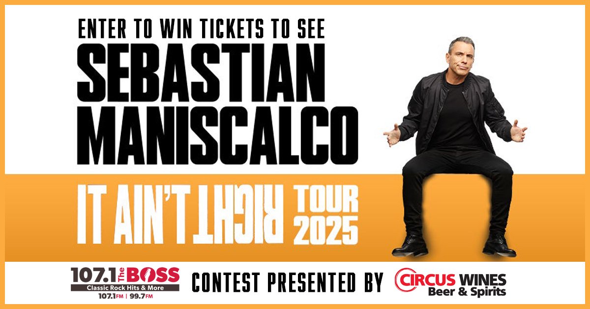 Enter to win tickets to see Sebastian Maniscalco at the Prudential Center